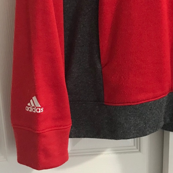 Adidas New York Red Bulls Full Zip Sweatshirt - Picture 5 of 8